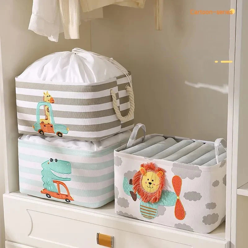 Cesto organizador de brinquedos - Animais