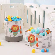 Cesto organizador de brinquedos - Animais
