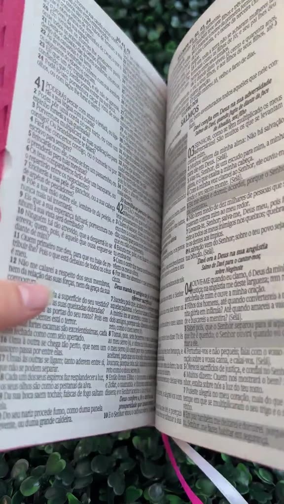 Bíblia Sagrada Feminina Leão Yeshua (Jesus) Rosa Capa Dura Com Harpa e Índice LETRA MÉDIA Versão ARC