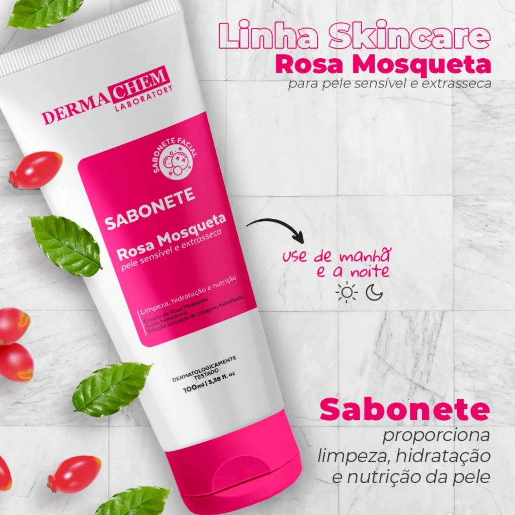 KIT MERÁ PRODUTOS ROSA MOSQUETA
