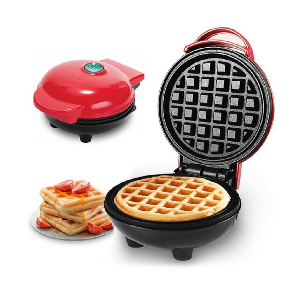 Mini Máquina De Waffle 110v Elétrica Grill Antiaderente Pronta Entrega