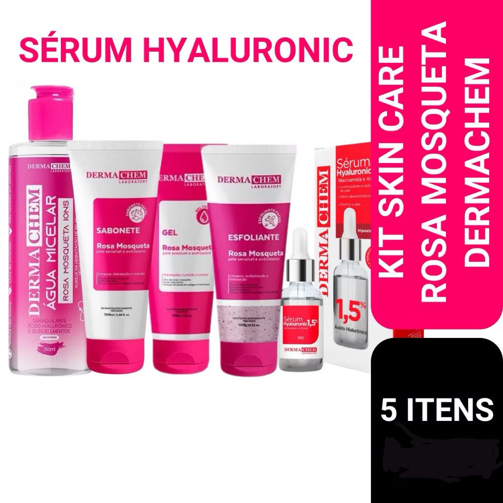 KIT MERÁ PRODUTOS ROSA MOSQUETA