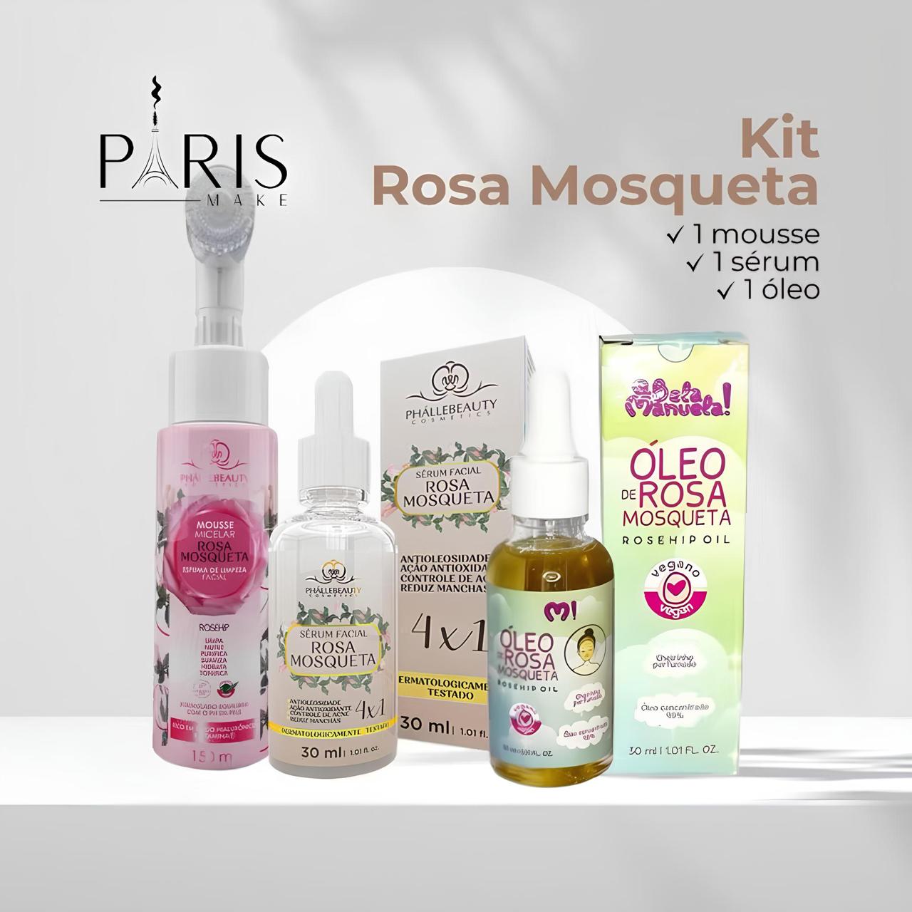 KIT MERÁ PRODUTOS ROSA MOSQUETA