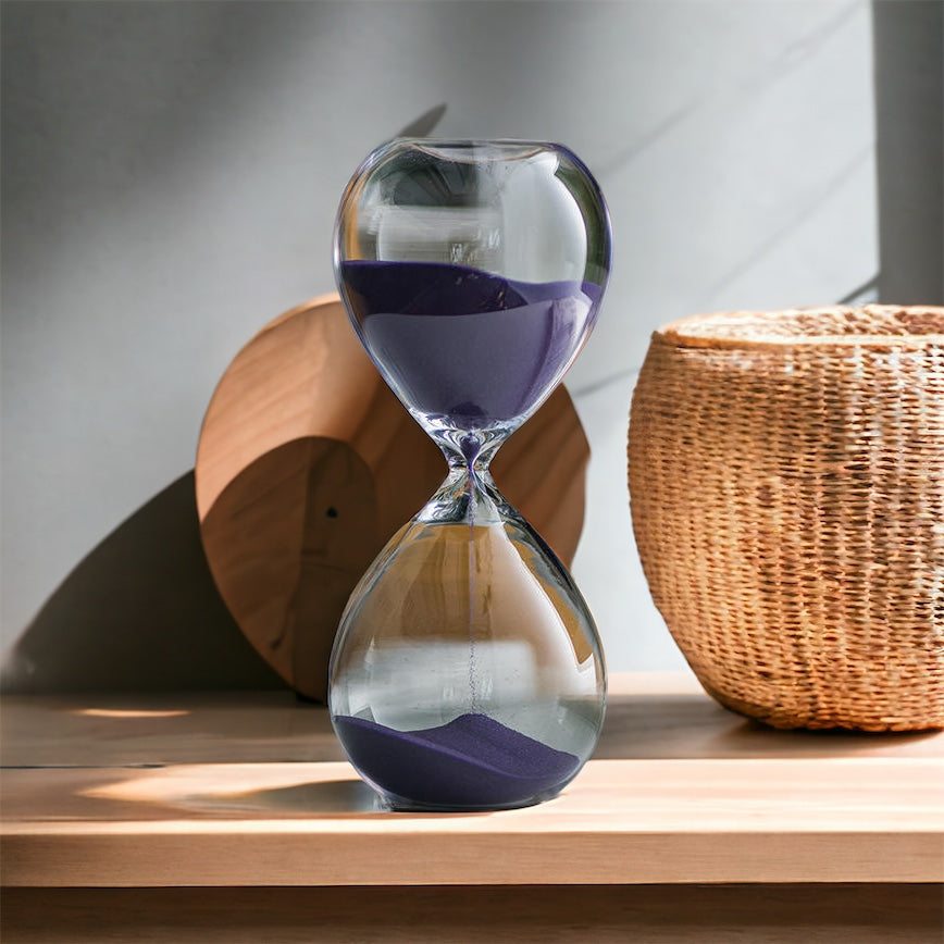 Ampulheta do tempo - Decoração para escritório