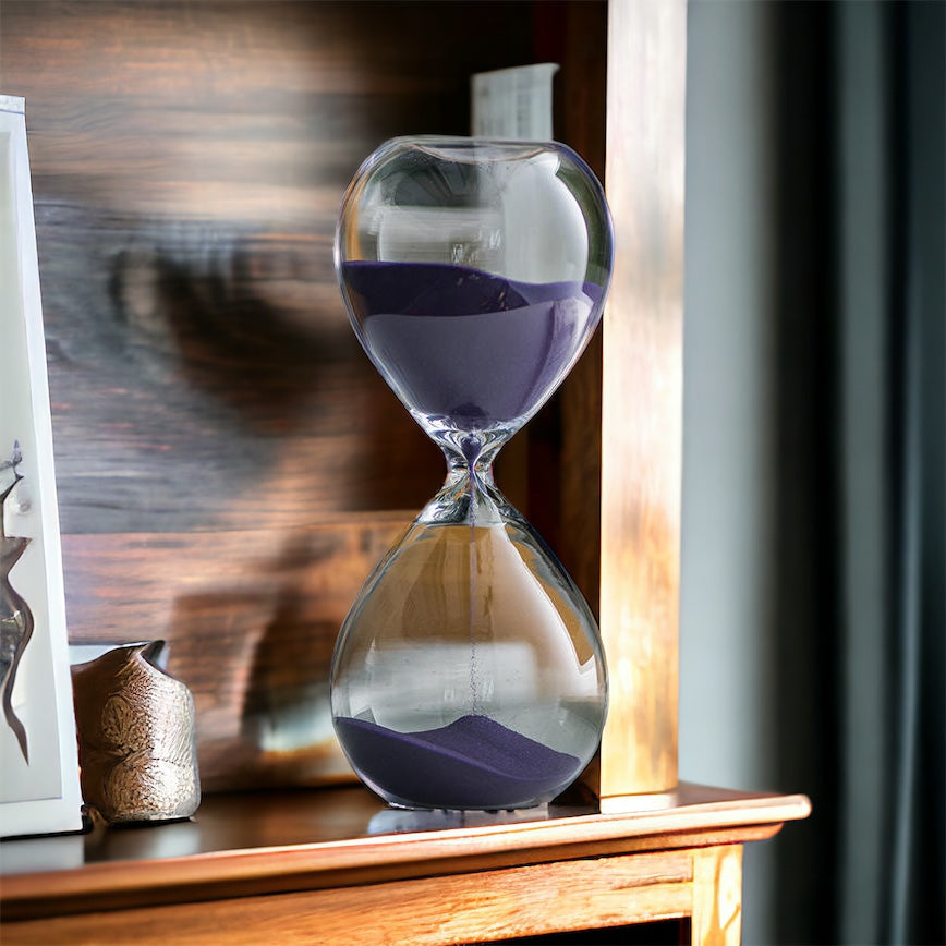 Ampulheta do tempo - Decoração para escritório