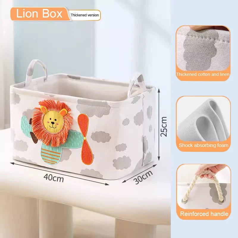 Cesto organizador de brinquedos - Animais