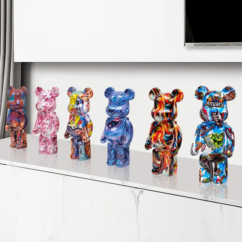 Estatueta Urso Grafitti