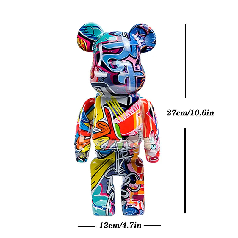 Estatueta Urso Grafitti