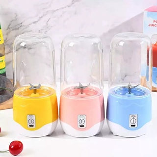 Mini Liquidificador Shake USB Bivolt 4 Laminas 400ml