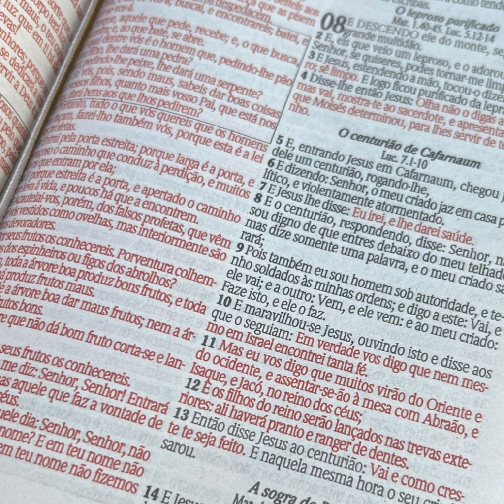 Bíblia Sagrada Feminina Leão Yeshua (Jesus) Rosa Capa Dura Com Harpa e Índice LETRA MÉDIA Versão ARC
