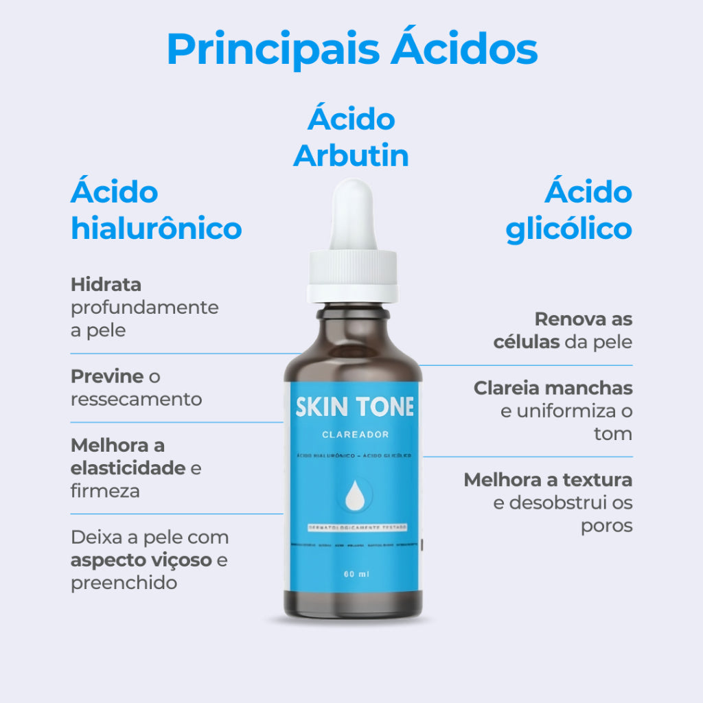 clareador de melasma e manchas escuras skin tone tira manchas