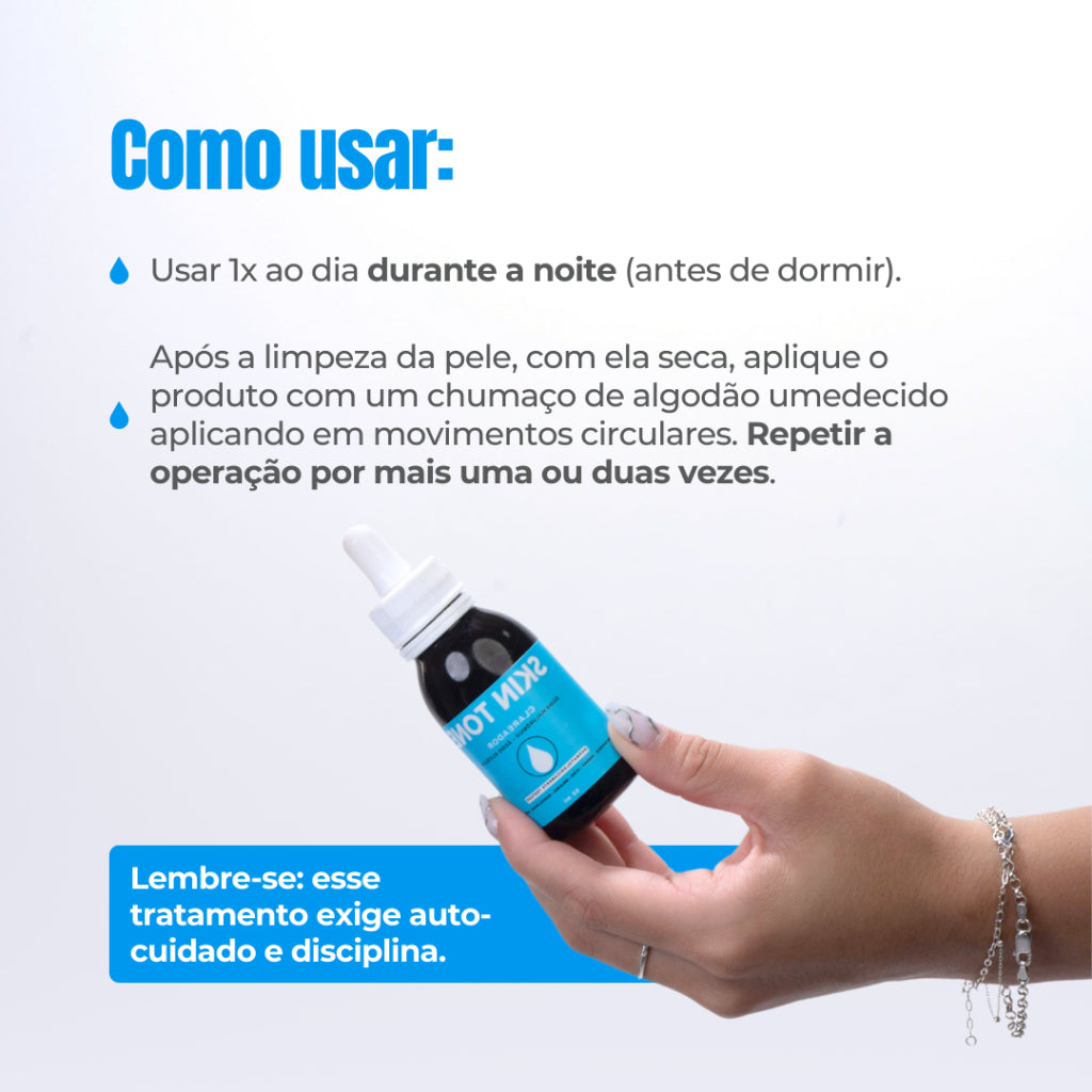 clareador de melasma e manchas escuras skin tone tira manchas