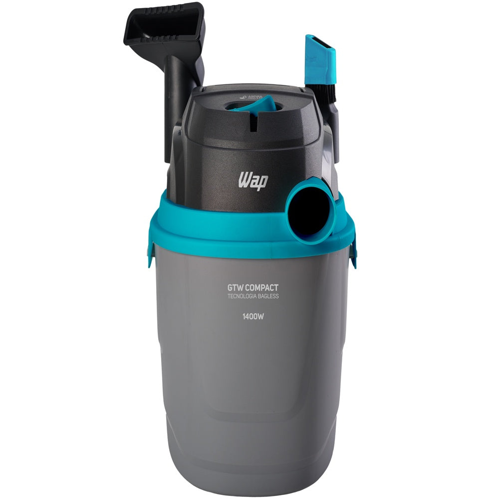Aspirador Pó e Água Potente 1400w Soprador Pequeno Portatil Barril 5,5 Litros Wap