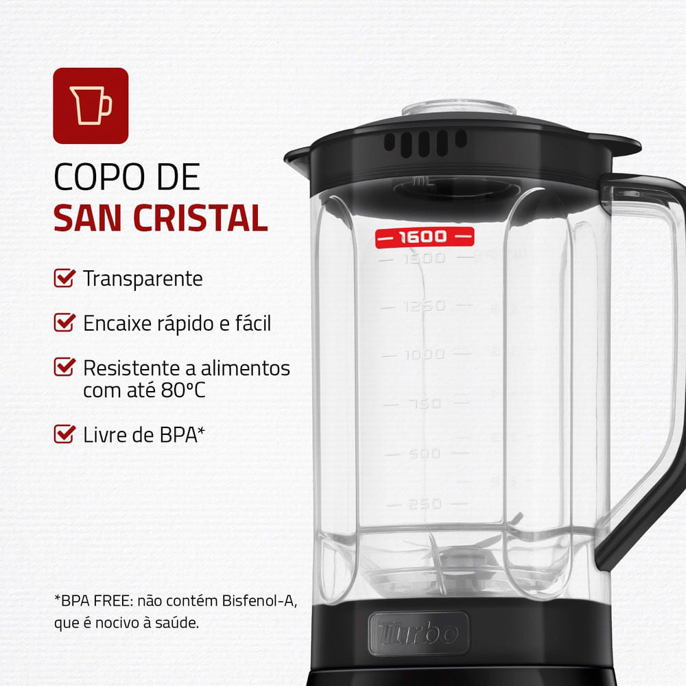 Liquid Mondial Pratic Turbo L98B PT 220V